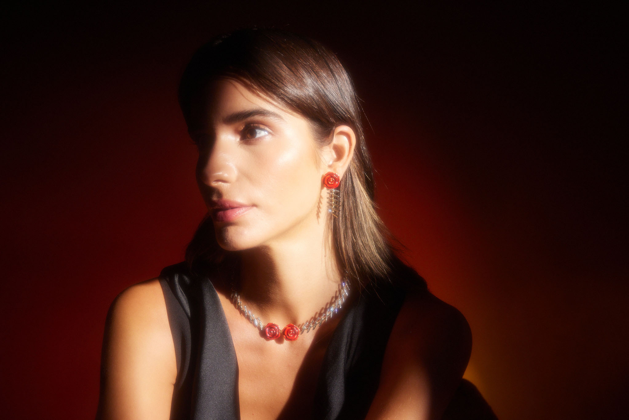 Bıçak ve Gül Choker