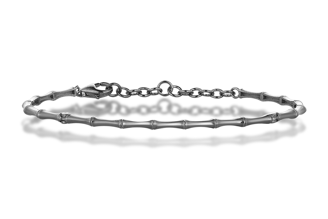 Bone Silver Bangle (1)