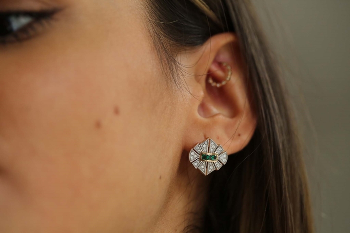 REİS - Gotham Green Earring