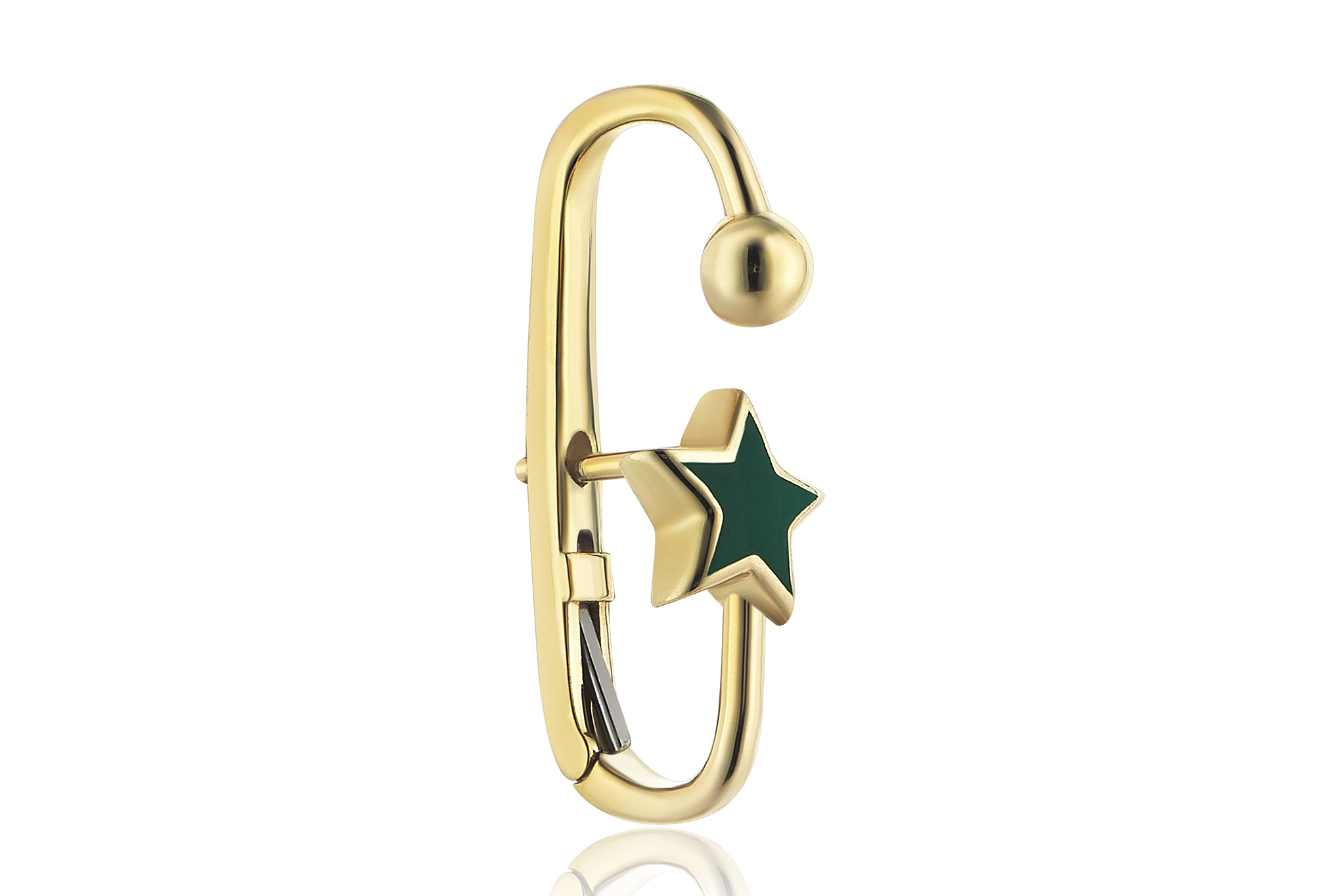 Green Star Earcing ()