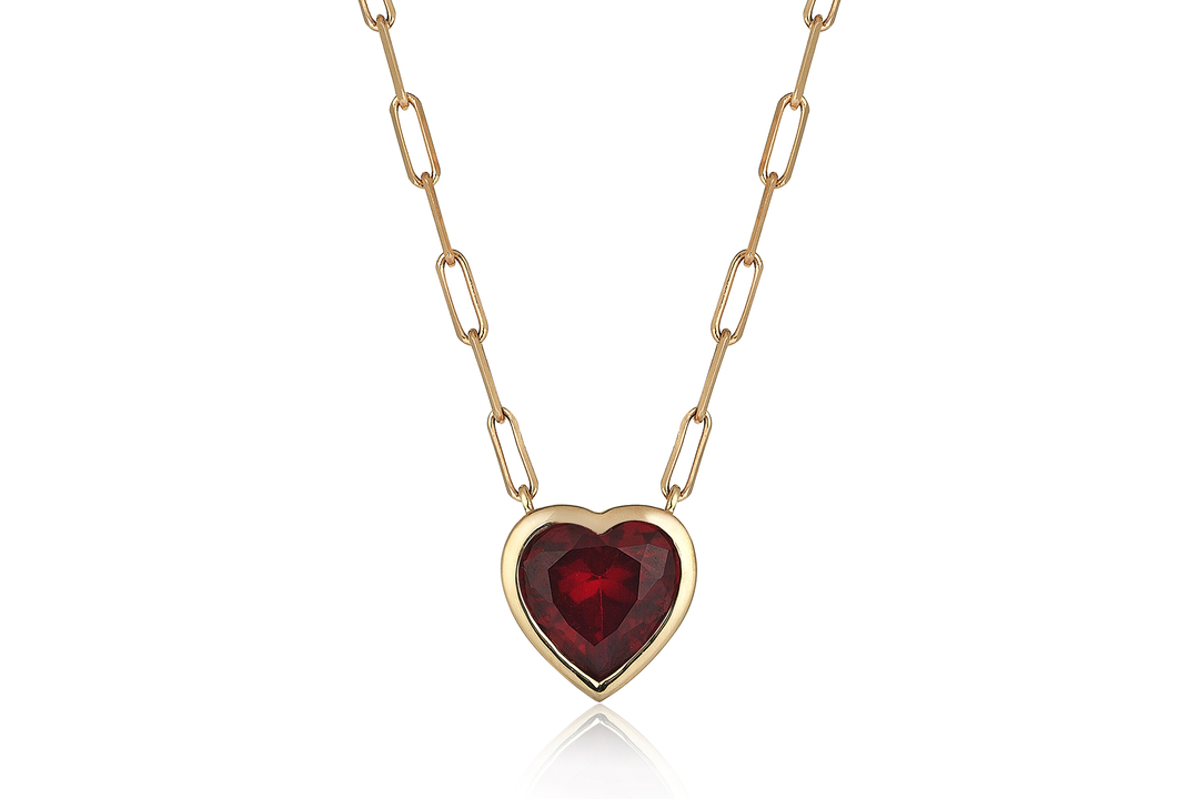 Heart Ruby Kolye (2)