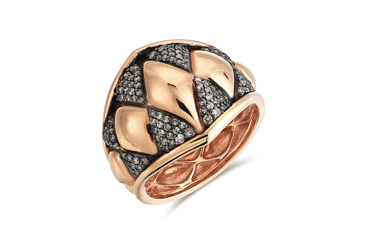 REİS - Bold Cognac Ring (1)