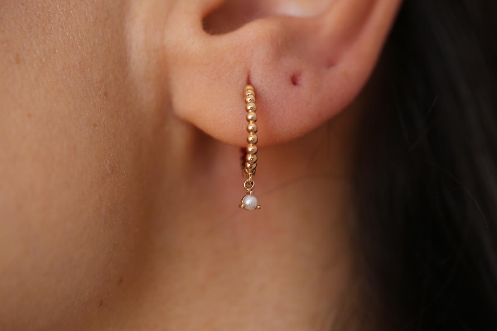 Mini Pearl Küpe (1)
