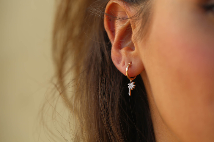 REİS - Prego Palm Earrings