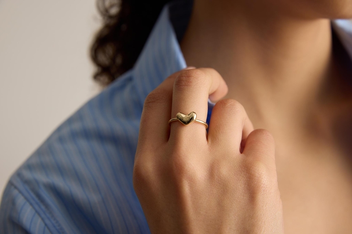 REİS - Peanut Heart Ring