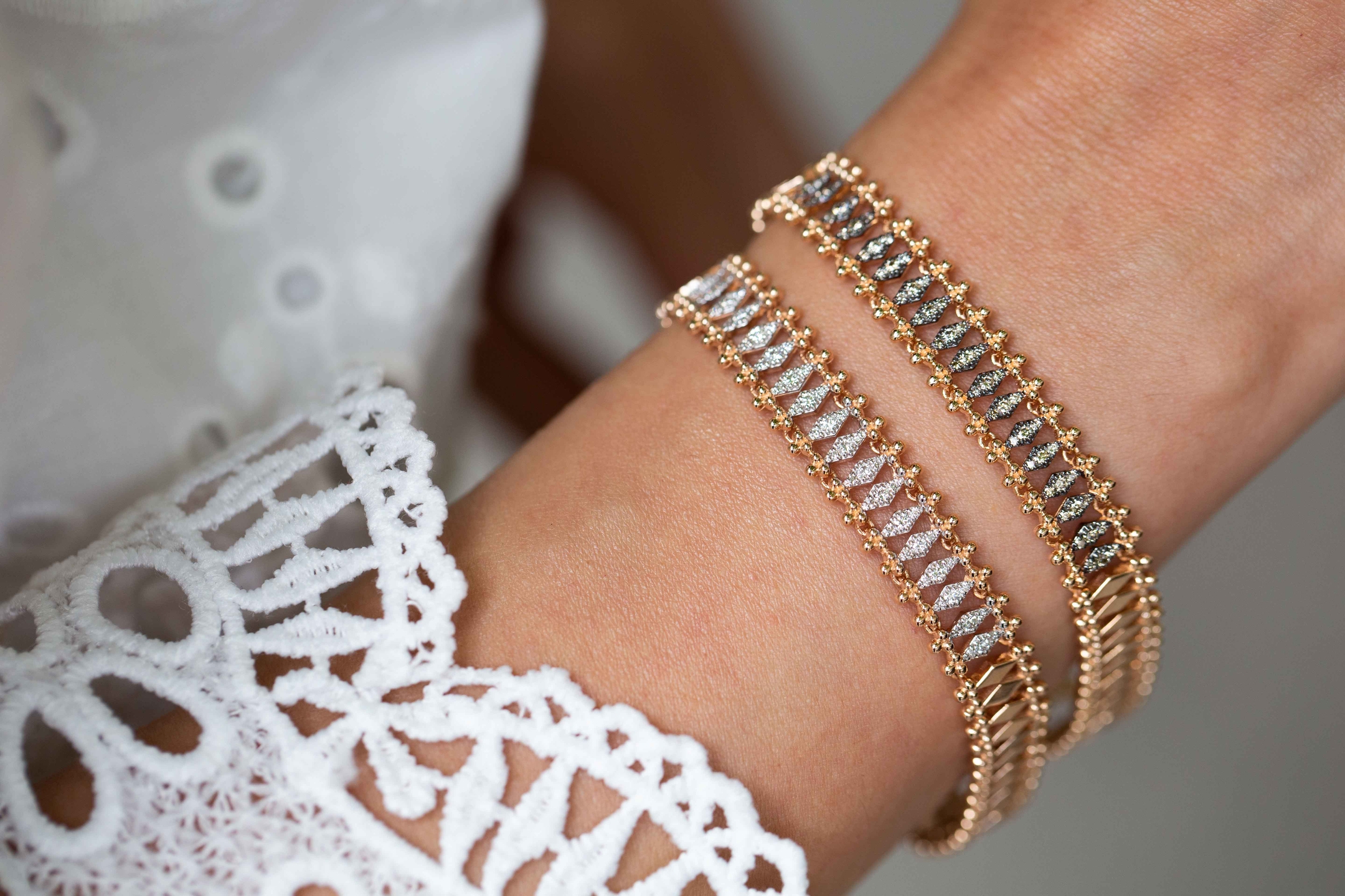 Prosecco White Bangle