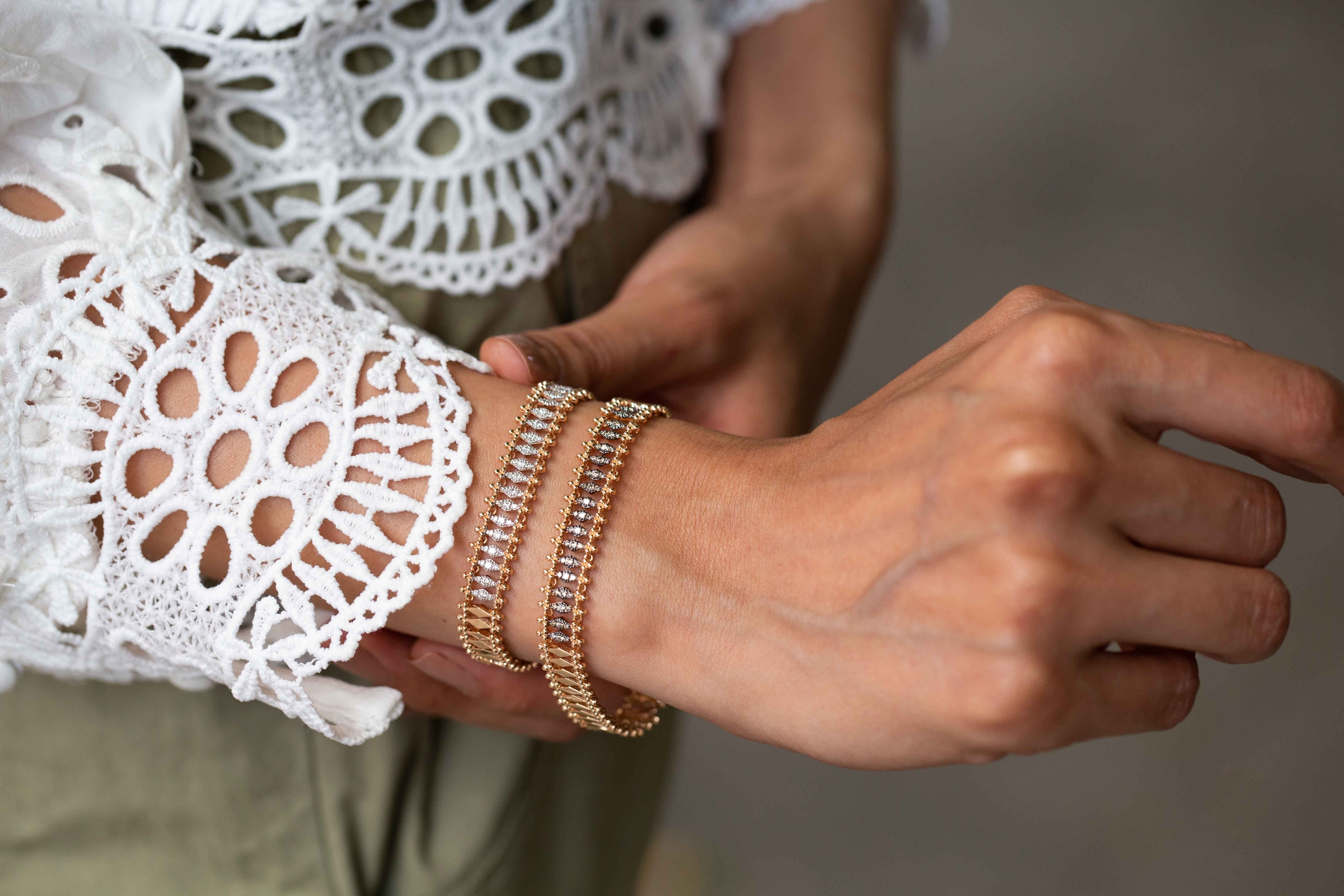 Prosecco White Bangle