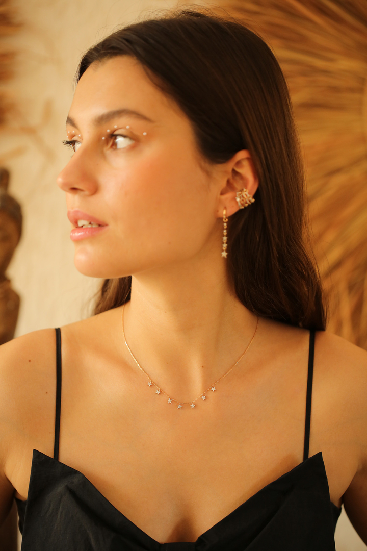 Sıra Yıldız Kolye - 4