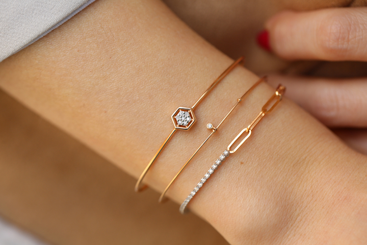 REİS - Thin Dia Bangle (1)